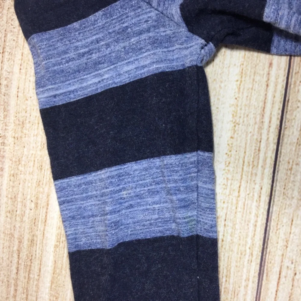 Baby Bgosh Blue Striped Long Sleeve‎ Bodysuit 24M